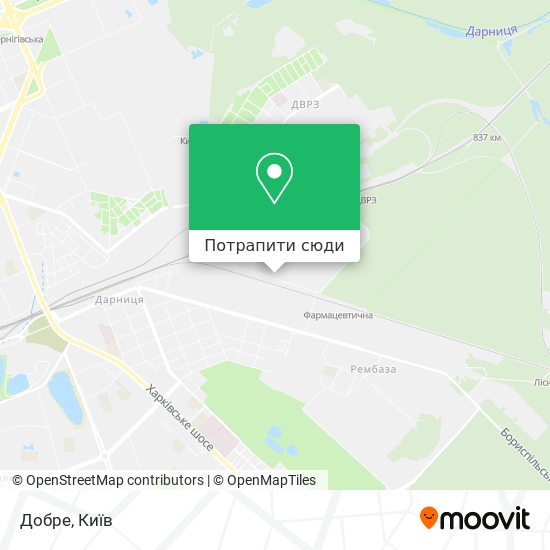 Карта Добре