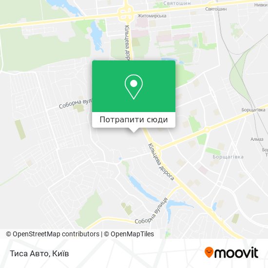 Карта Тиса Авто