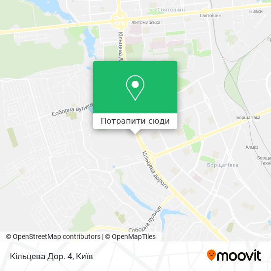 Карта Кільцева Дор. 4
