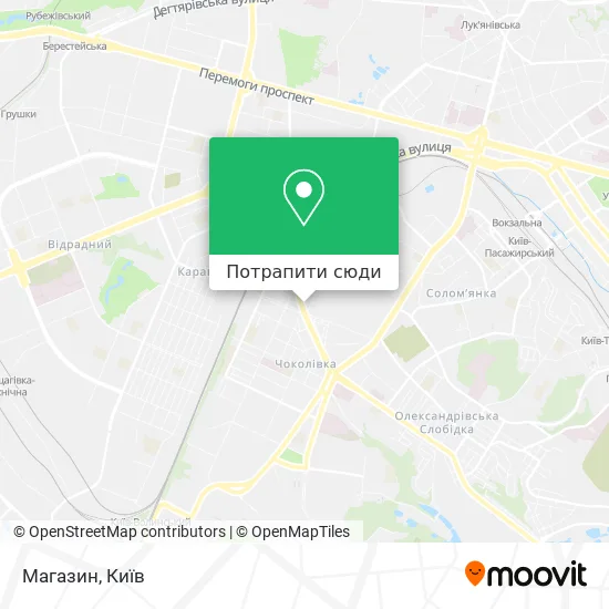Карта Магазин