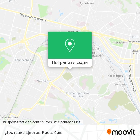 Карта Доставка Цветов Киев