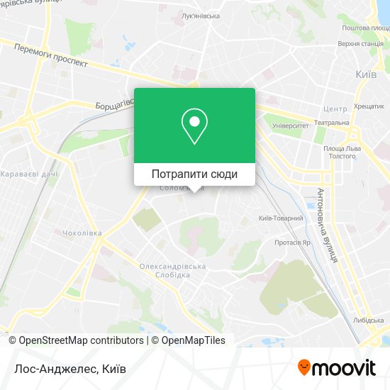 Карта Лос-Анджелес