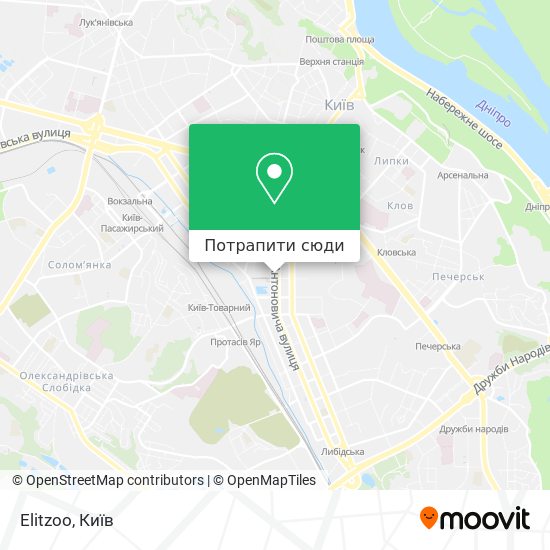 Карта Elitzoo