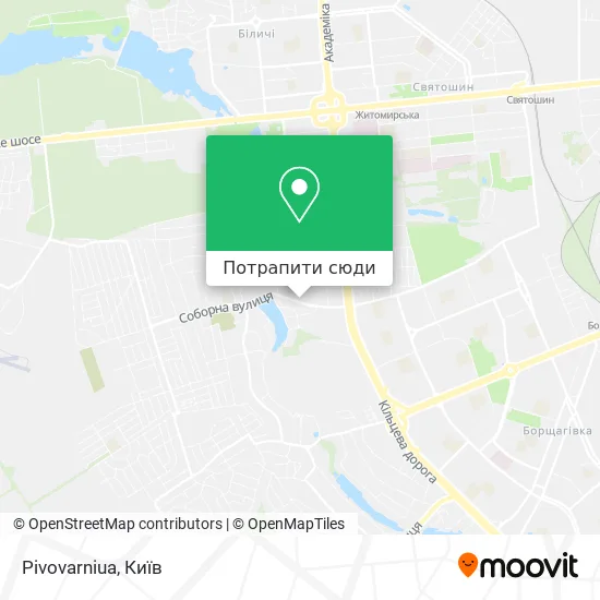 Карта Pivovarniua