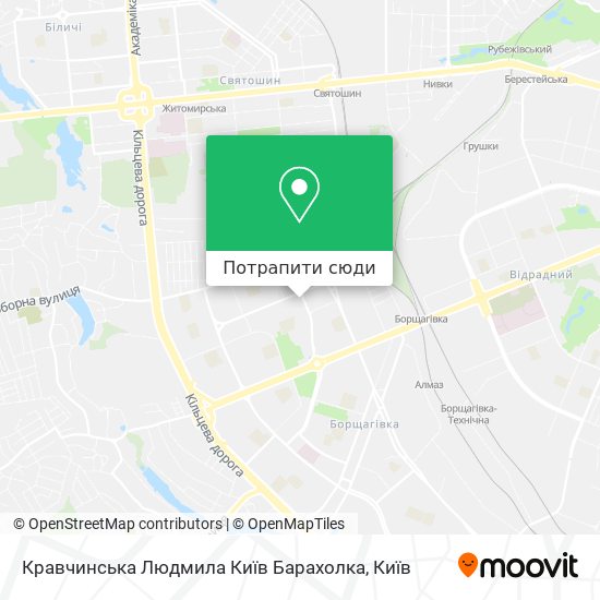 Карта Кравчинська Людмила Київ Барахолка