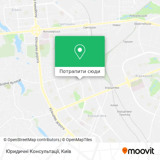 Карта Юридичні Консультації