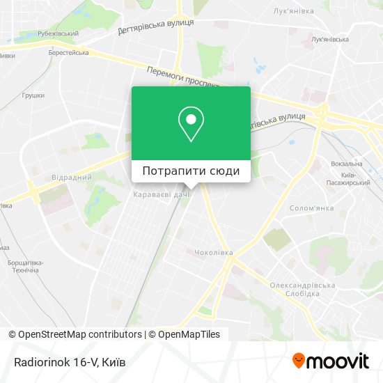 Карта Radiorinok 16-V