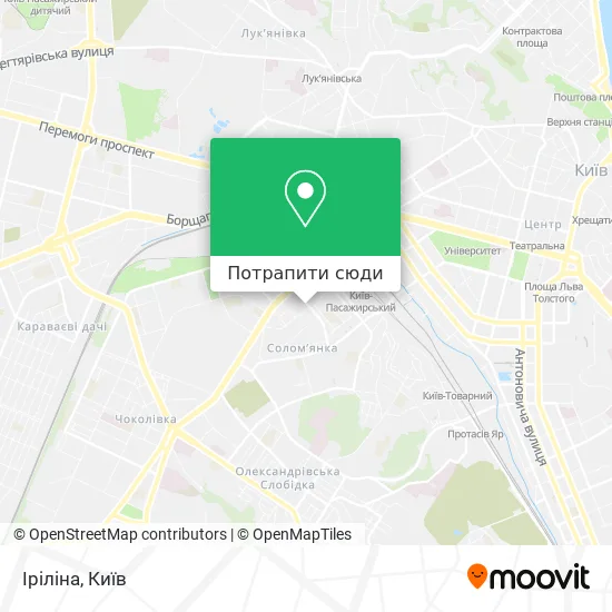 Карта Іріліна