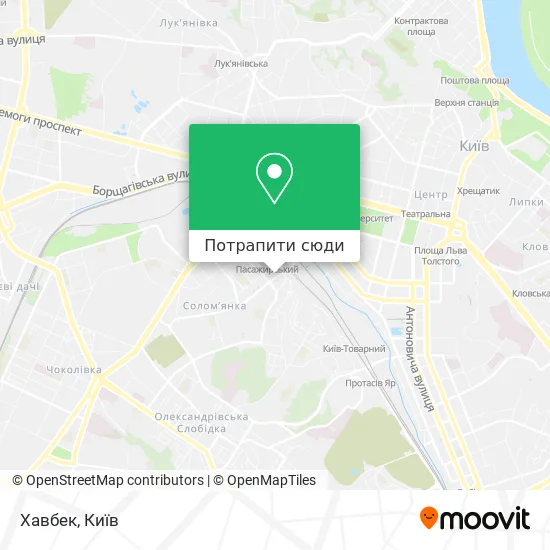 Карта Хавбек