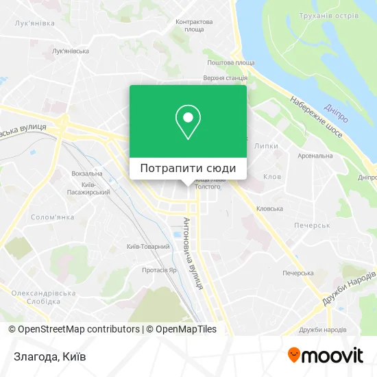 Карта Злагода
