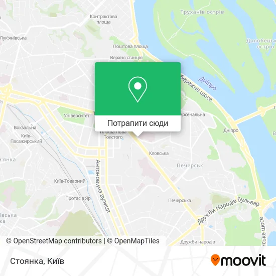 Карта Стоянка