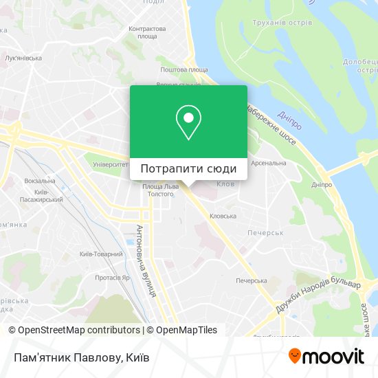 Карта Пам'ятник Павлову