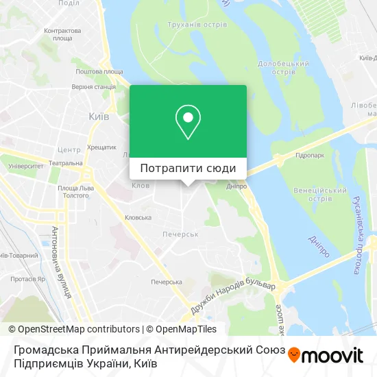 Карта Громадська Приймальня Антирейдерський Союз Підприємців України