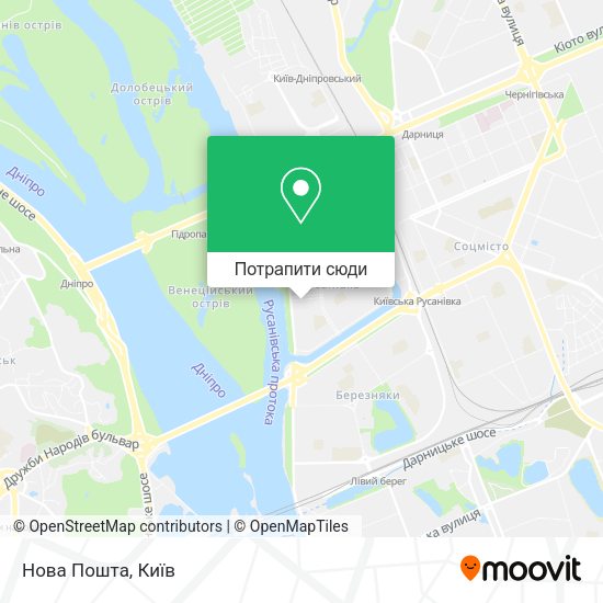 Карта Нова Пошта