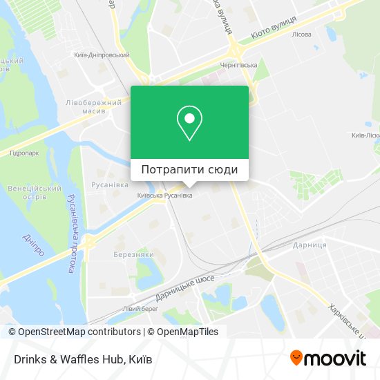 Карта Drinks & Waffles Hub