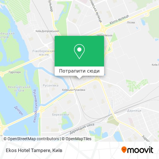 Карта Ekos Hotel Tampere