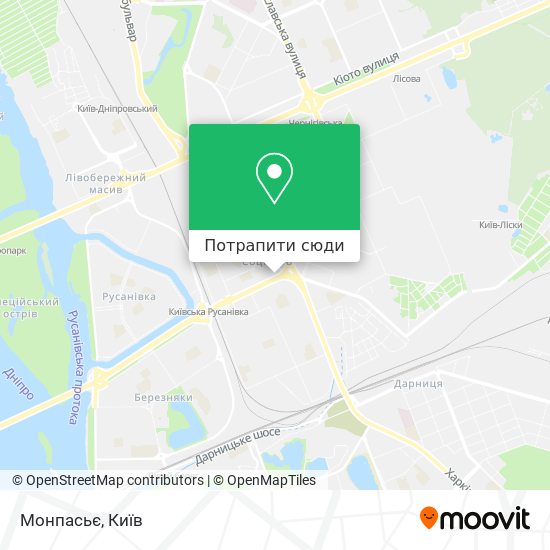 Карта Монпасьє