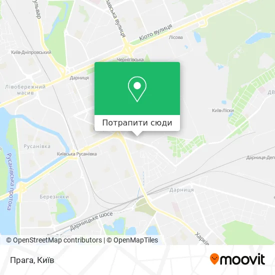 Карта Прага