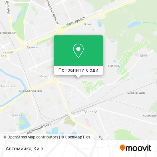 Карта Автомийка