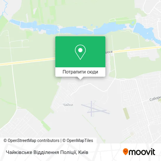 Карта Чайківське Відділення Поліції