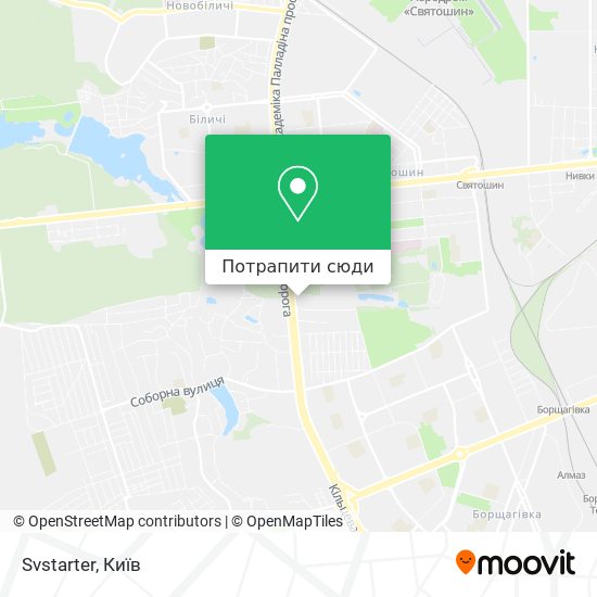 Карта Svstarter