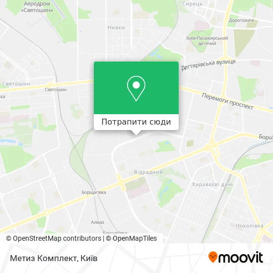 Карта Метиз Комплект