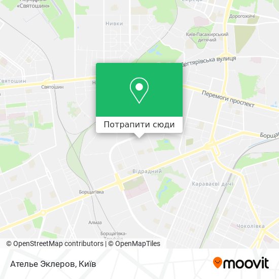 Карта Ателье Эклеров