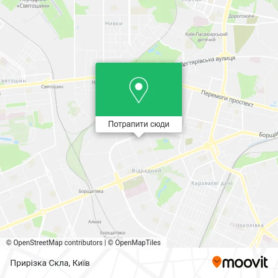 Карта Прирізка Скла