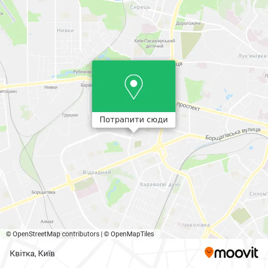 Карта Квітка