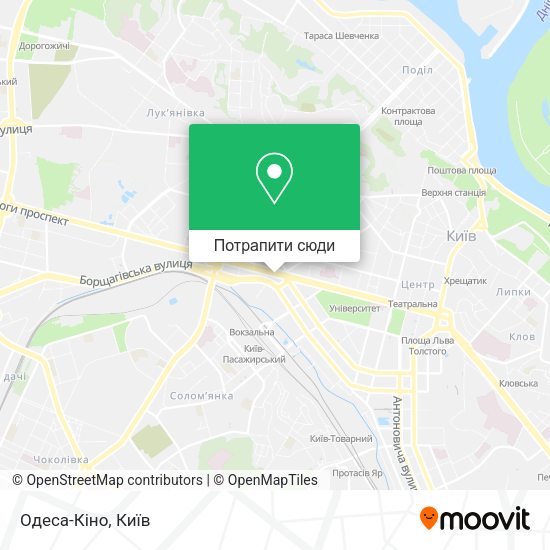 Карта Одеса-Кіно