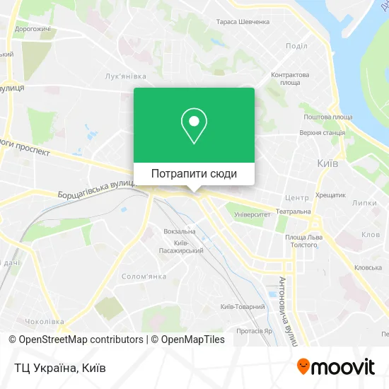 Карта ТЦ Україна