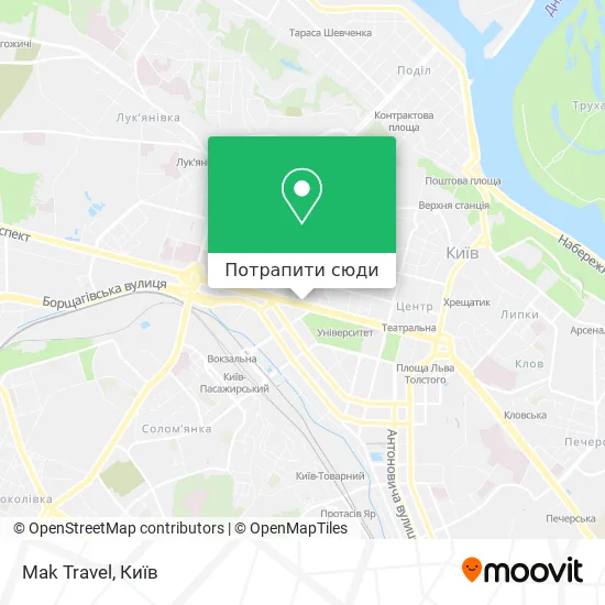 Карта Mak Travel