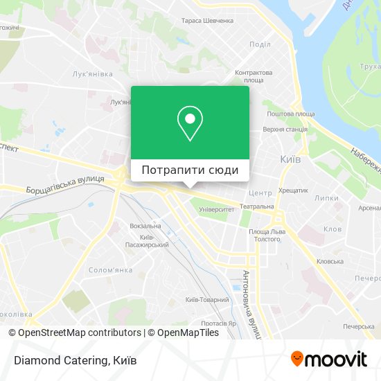 Карта Diamond Catering