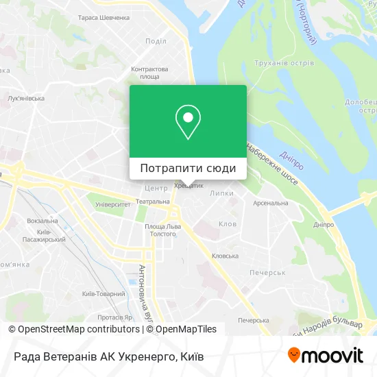 Карта Рада Ветеранів АК Укренерго