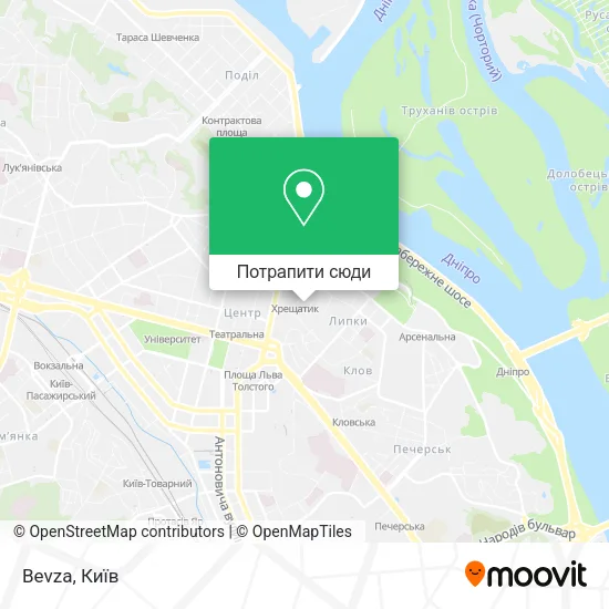 Карта Bevza