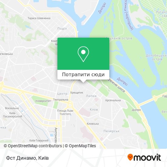 Карта Фст Динамо