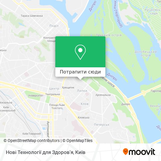 Карта Нові Технології для Здоров'я