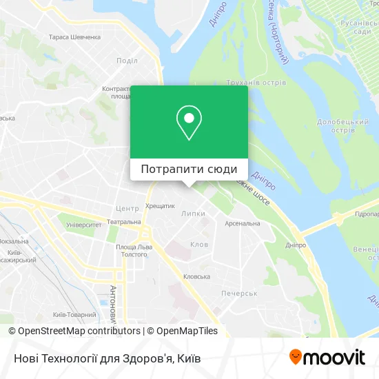 Карта Нові Технології для Здоров'я