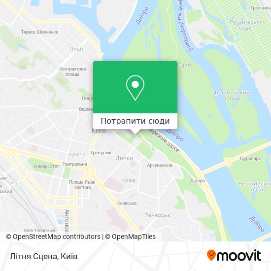 Карта Літня Сцена
