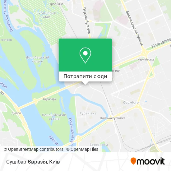 Карта Сушібар Євразія
