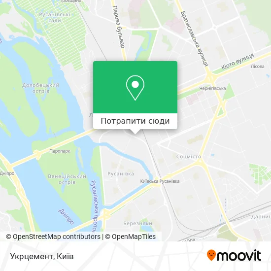 Карта Укрцемент