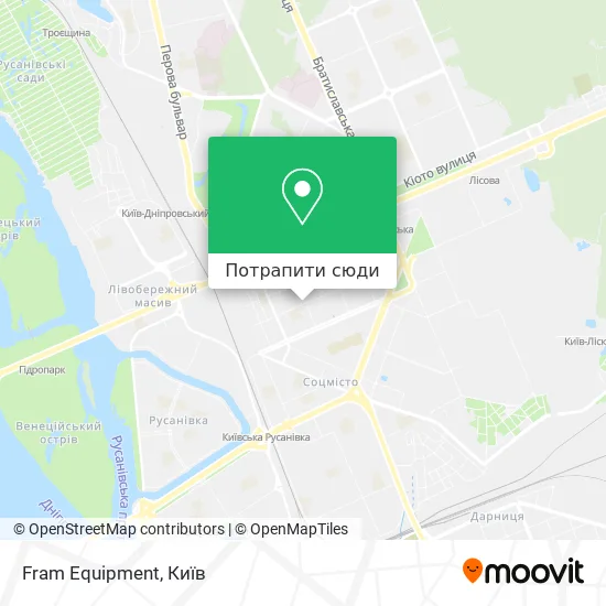 Карта Fram Equipment