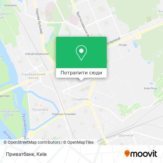 Карта Приватбанк