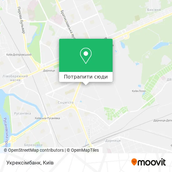 Карта Укрексімбанк