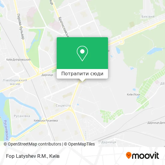 Карта Fop Latyshev R.M.