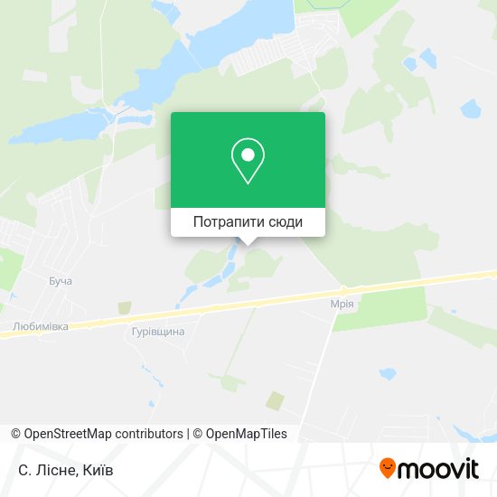 Карта С. Лісне