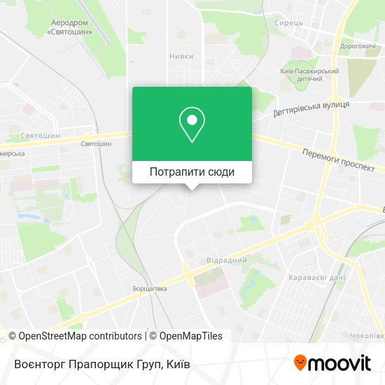 Карта Воєнторг Прапорщик Груп
