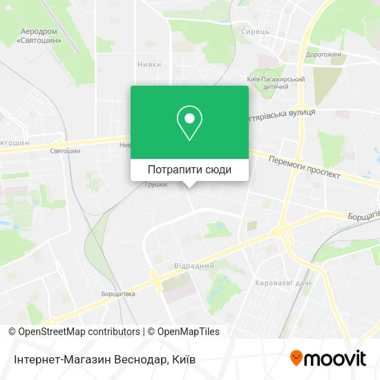 Карта Інтернет-Магазин Веснодар