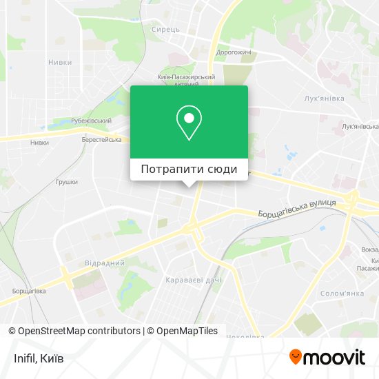 Карта Inifil