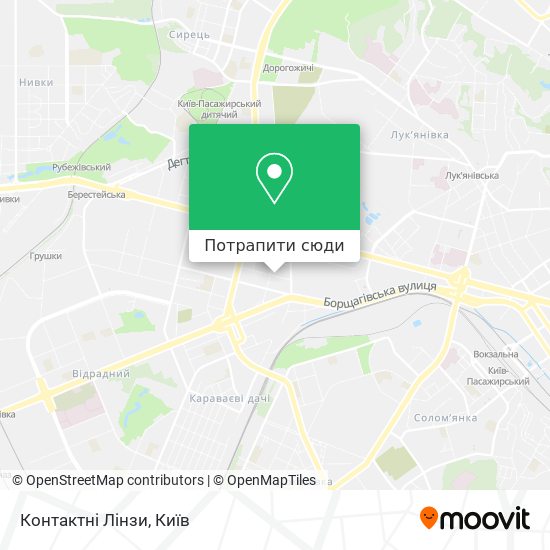 Карта Контактні Лінзи
